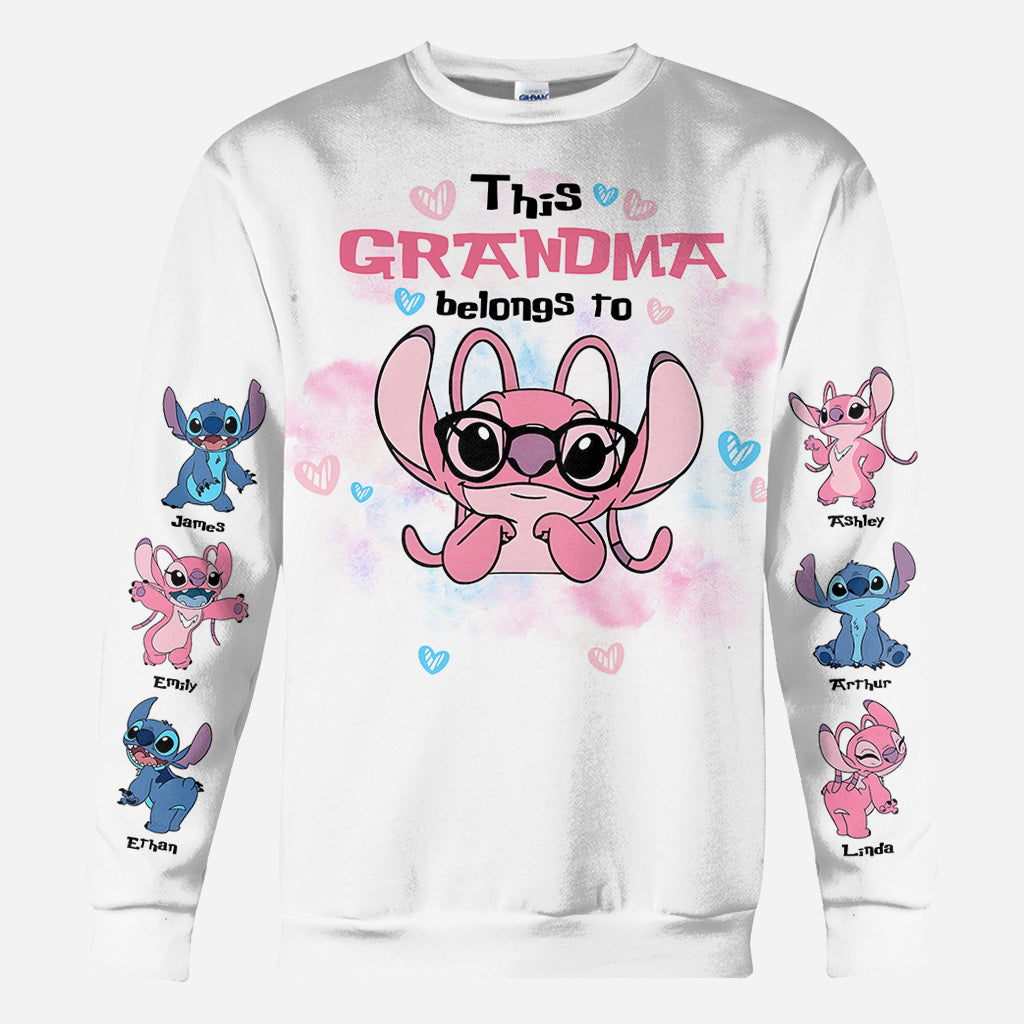 Custom Grandma All Over Shirt with Personalization - Unique Gift All Over Shirt GradoCreations