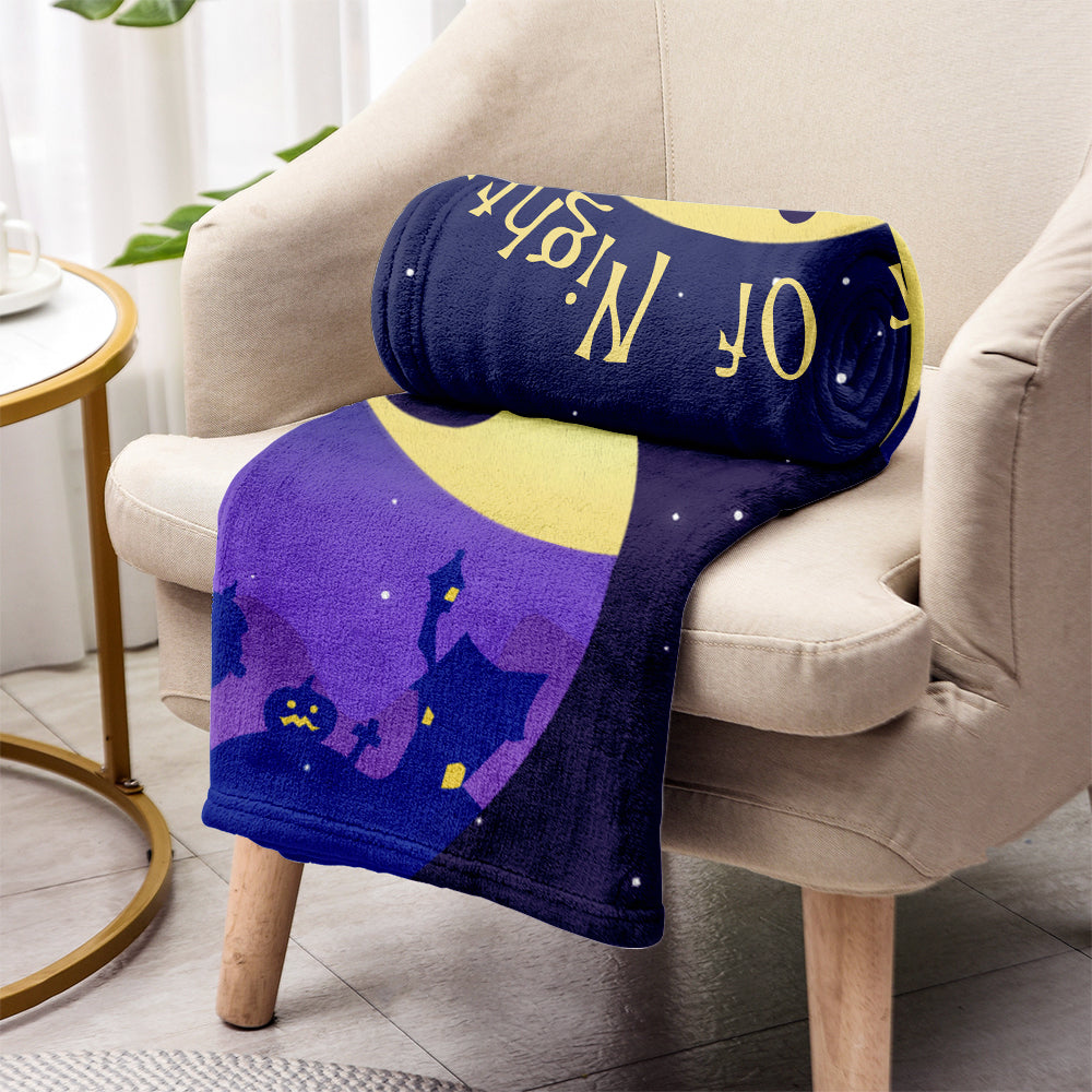 Personalized Nightmare Blanket Custom Name Gift for Mom Blanket GradoCreations