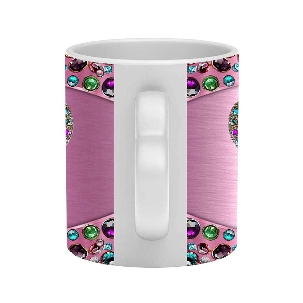 Personalized Heart Handle Mug Custom Name Gift for Mom Heart Handle Mug GradoCreations
