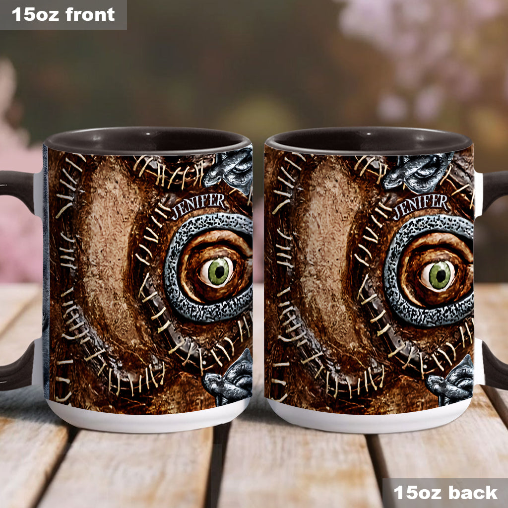 Personalized Three Witches Accent Mug Custom Name Gift for Halloween Accent Mug GradoCreations