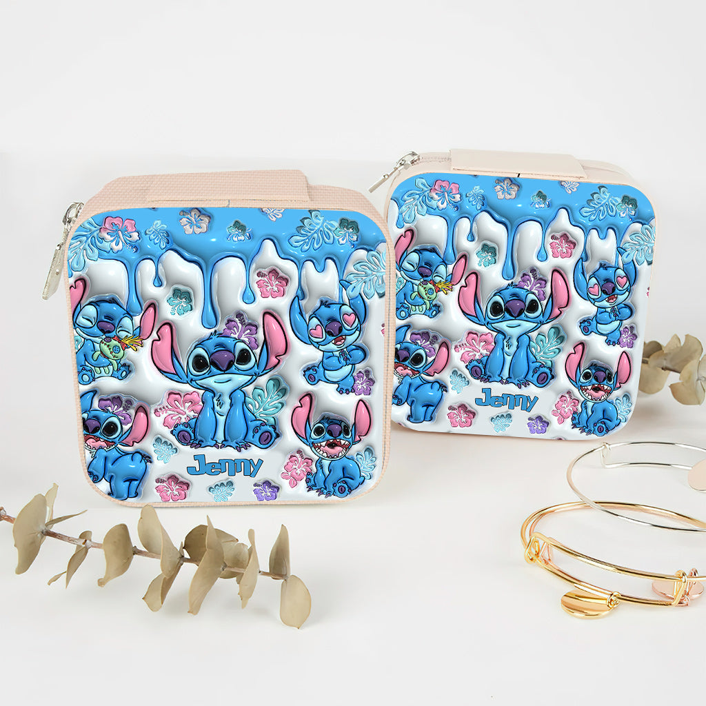 Personalized Disney Ohana Jewelry Box Custom Name Gift for Mom Jewelry Box GradoCreations