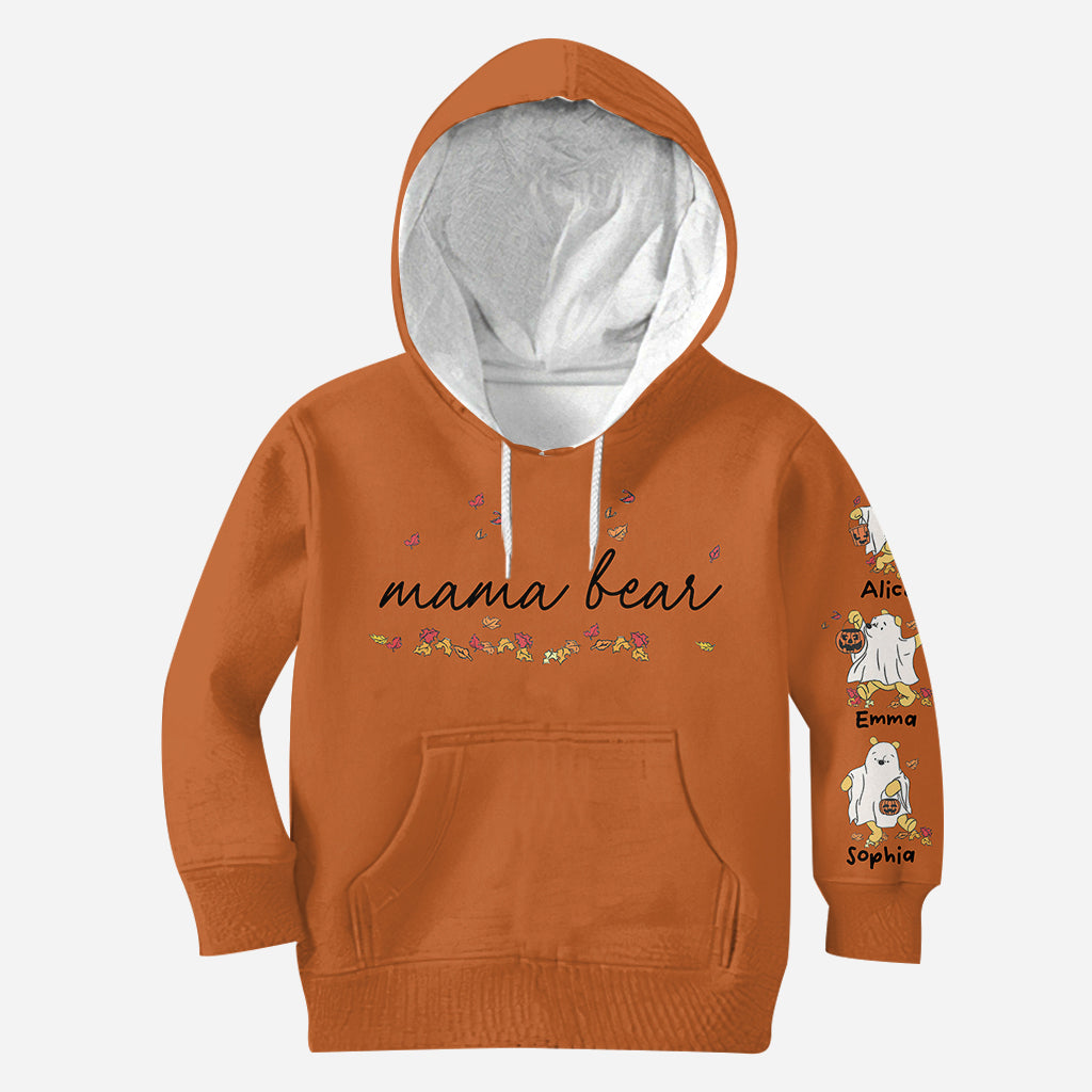 Personalized Mama Bear All Over Shirt for Mom with Custom Names All Over Shirt GradoCreations