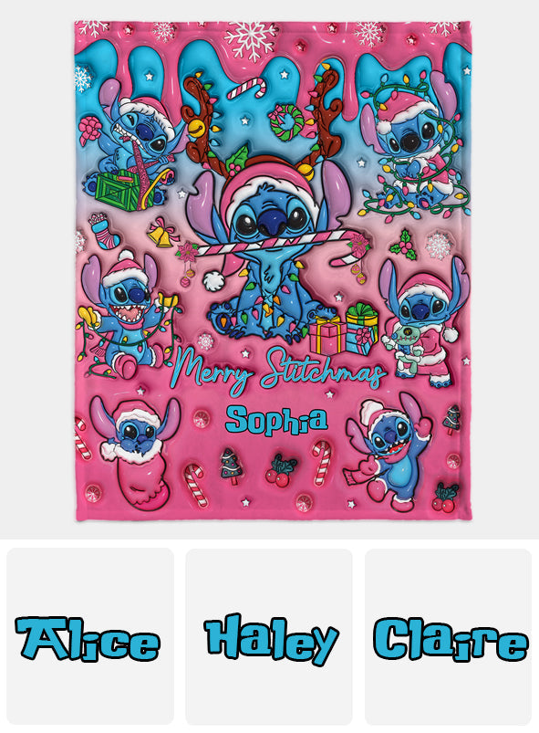 Personalized Ohana Blanket Custom Name Christmas Gift Blanket GradoCreations