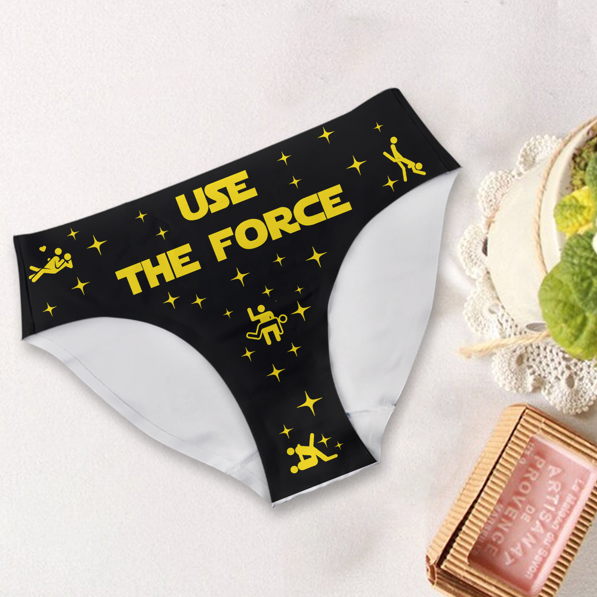 Personalized Jedi Sith Women's Briefs Custom Name Gift Women Briefs GradoCreations