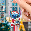 Personalized Ohana Keychain Custom Name Christmas Gift Keychain GradoCreations