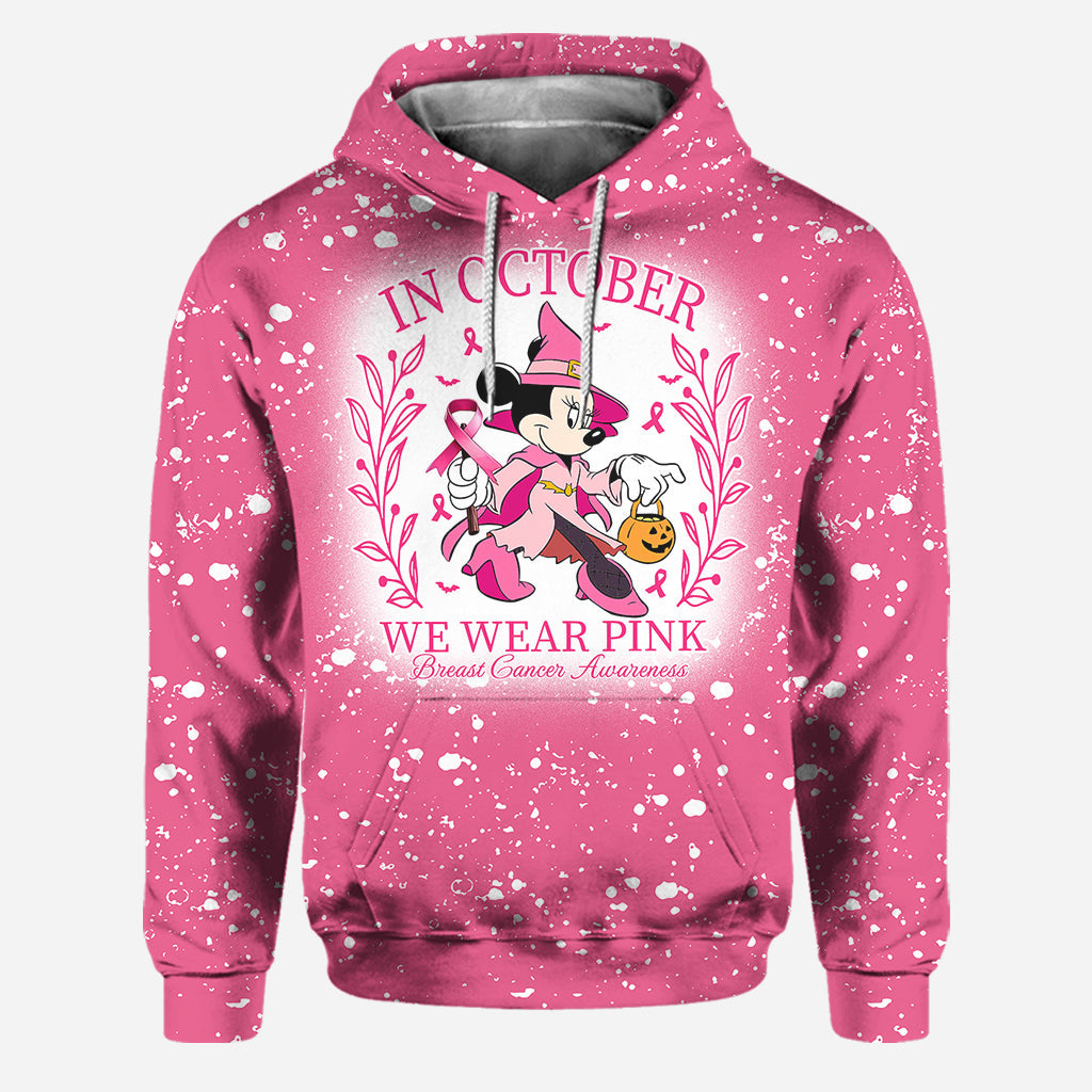 Personalized Breast Cancer Awareness Hoodie & Leggings Set with Custom Design Hoodie & Leggings GradoCreations