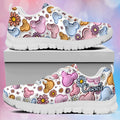 Personalized Floral Mouse Sneakers Custom Name Gift for Mom Sneakers GradoCreations