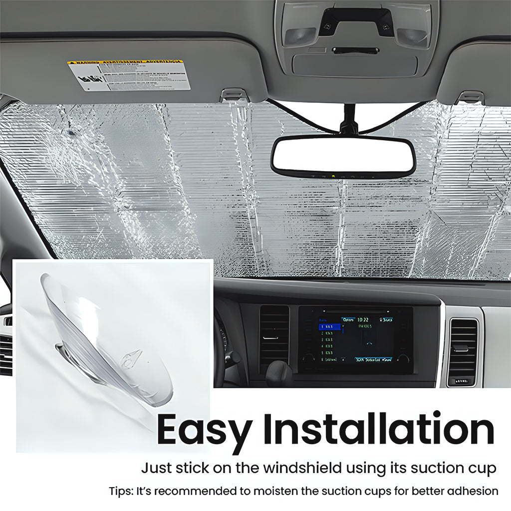 Personalized Funny Car Sunshade with Emotions for Vehicle Protection Car Sunshade GradoCreations