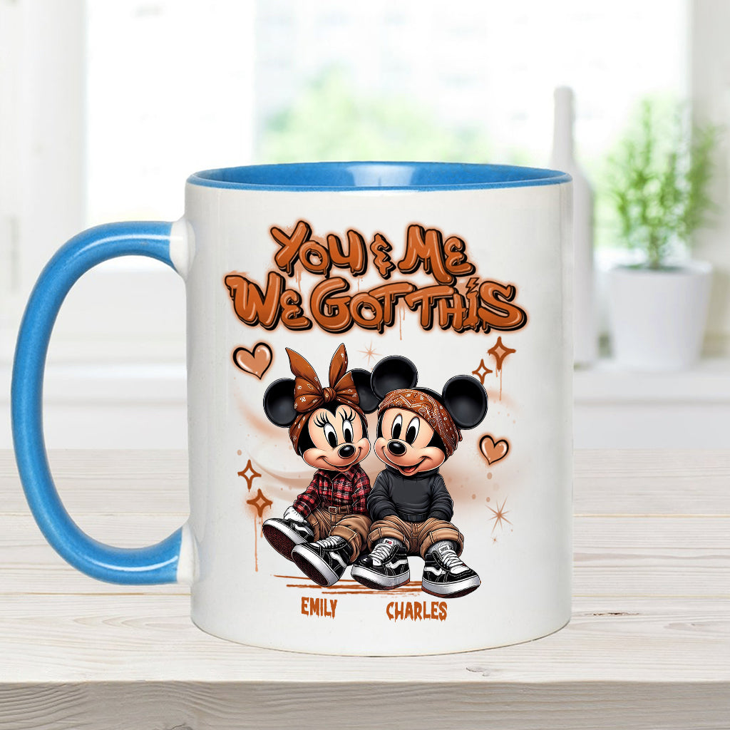Personalized We Got This Accent Mug Custom Name Gift for Couples Accent Mug GradoCreations