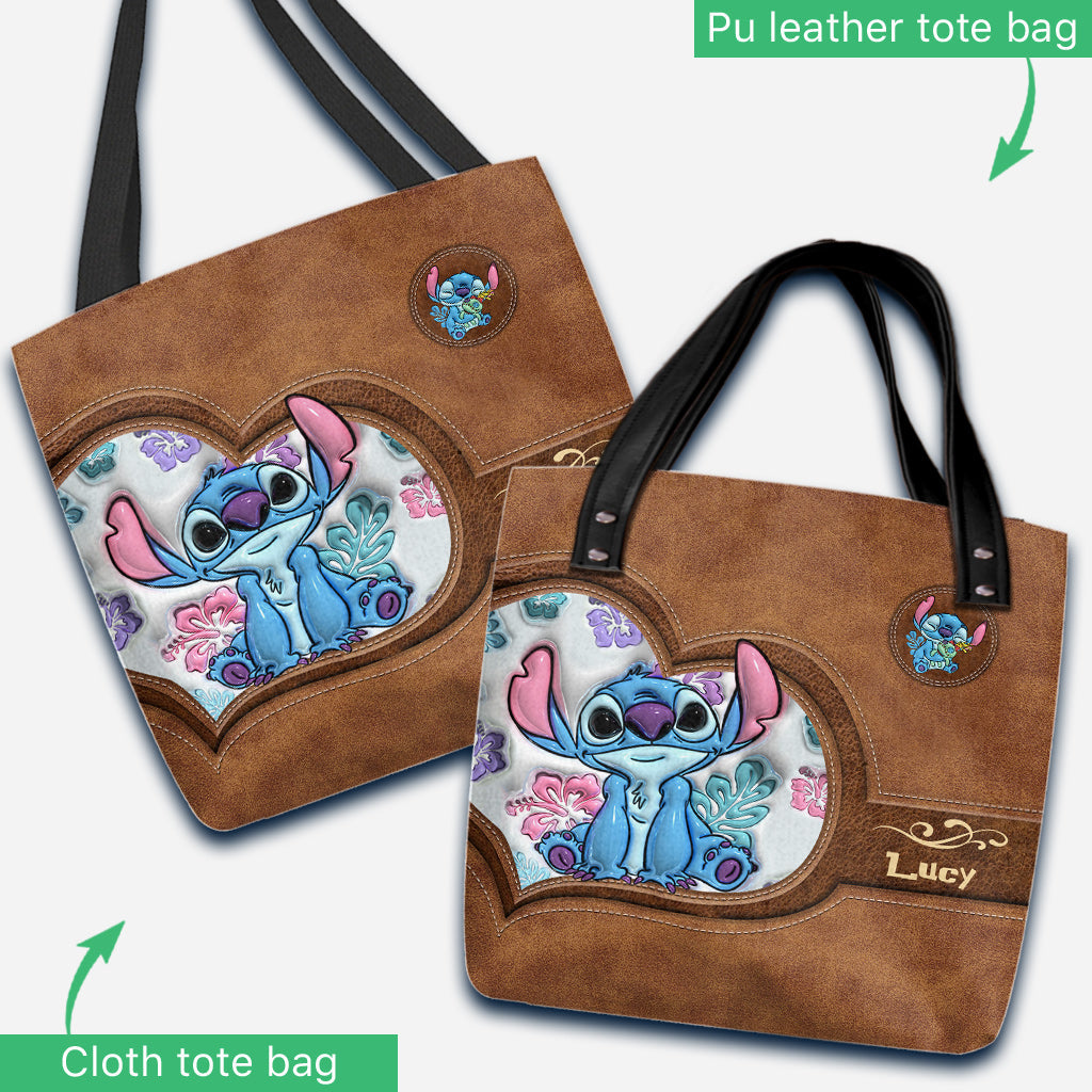 Personalized Ohana Tote Bag with Custom Name for Family Tote Bag GradoCreations