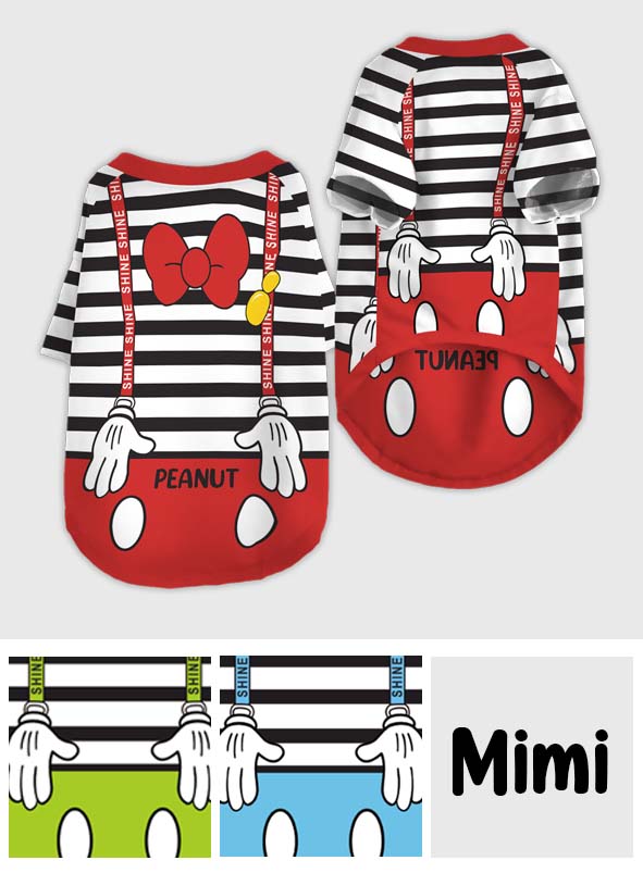 Personalized Halloween Pet Shirt with Mouse Ears Costume for Dogs Pet Shirt GradoCreations