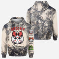 Personalized Spooky Mama All Over Shirt for Mom | Custom Name Gift All Over Shirt GradoCreations