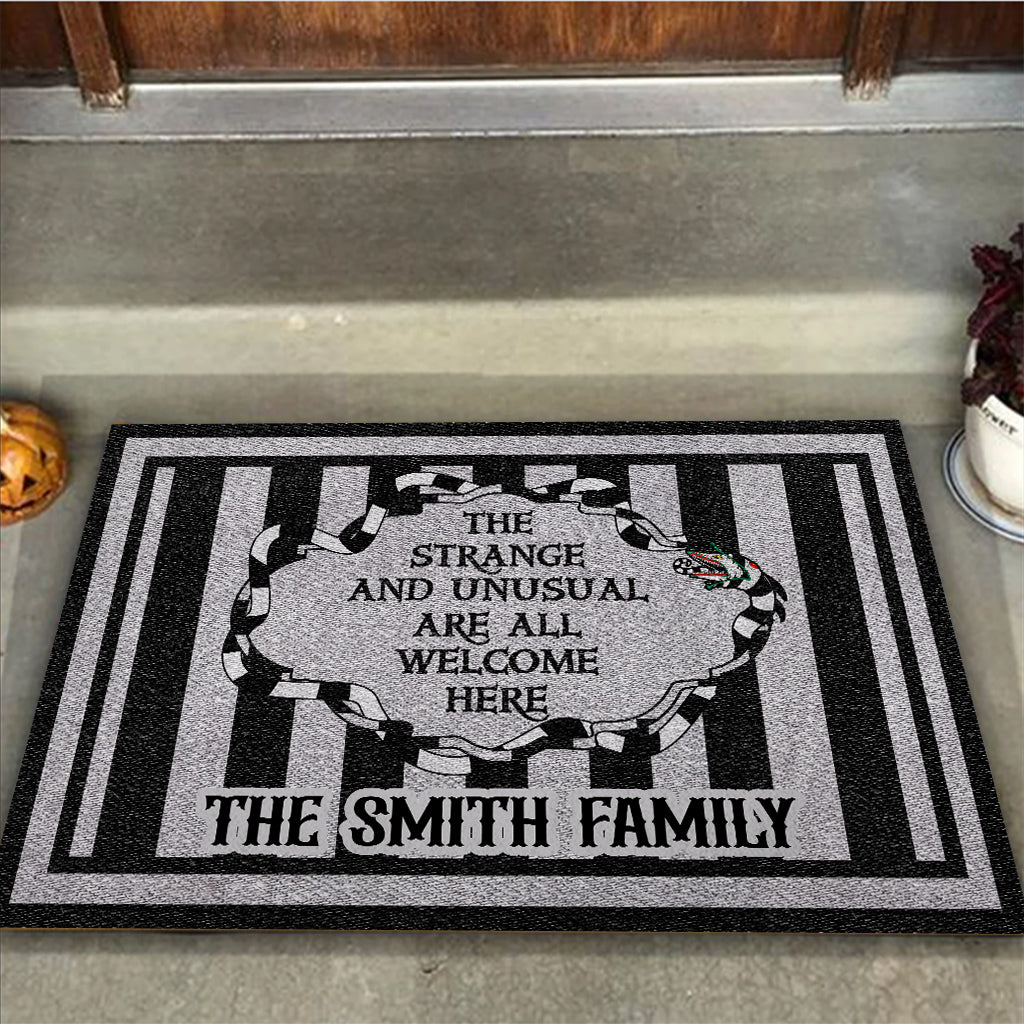 Personalized Doormat with Unique Welcome Message for Family Doormat GradoCreations