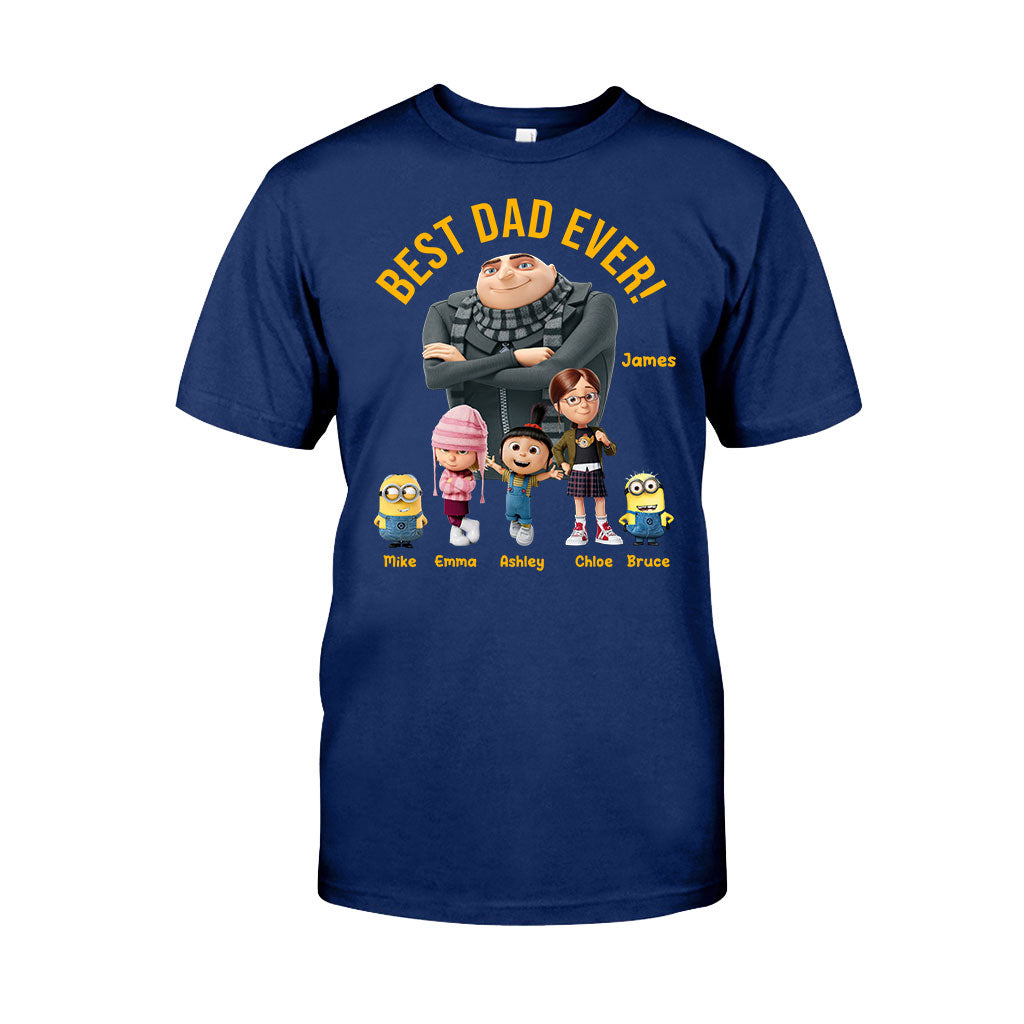 Personalized Best Dad Ever T-shirt & Hoodie Gift for Father's Day T-shirt & Hoodie GradoCreations