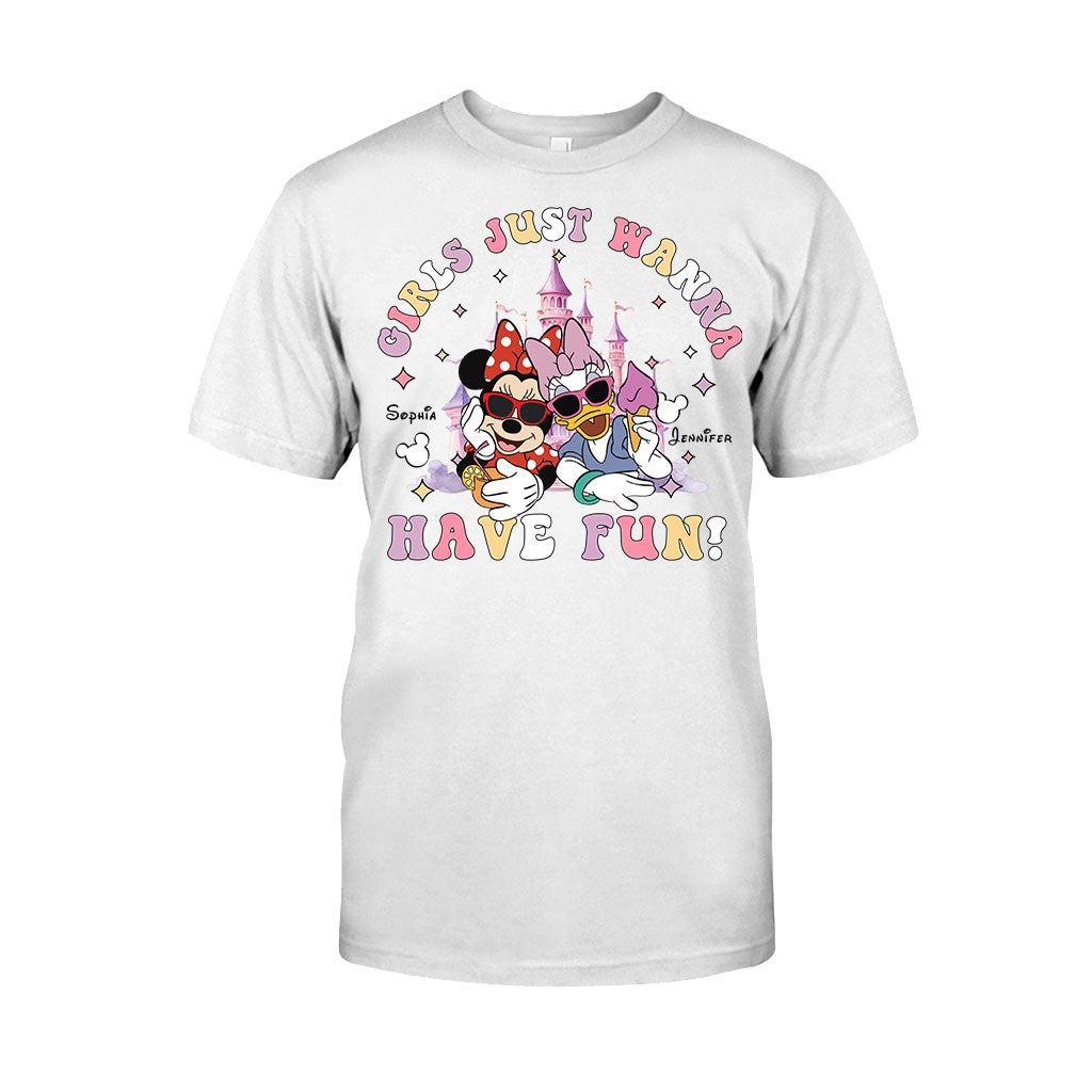 Personalized Girls Just Wanna Have Fun T-shirt & Hoodie for Kids T-shirt & Hoodie GradoCreations