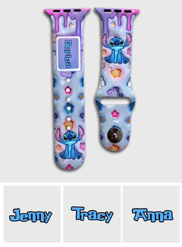 Personalized Ohana Apple Watch Band Custom Name Gift Apple Watch Band GradoCreations