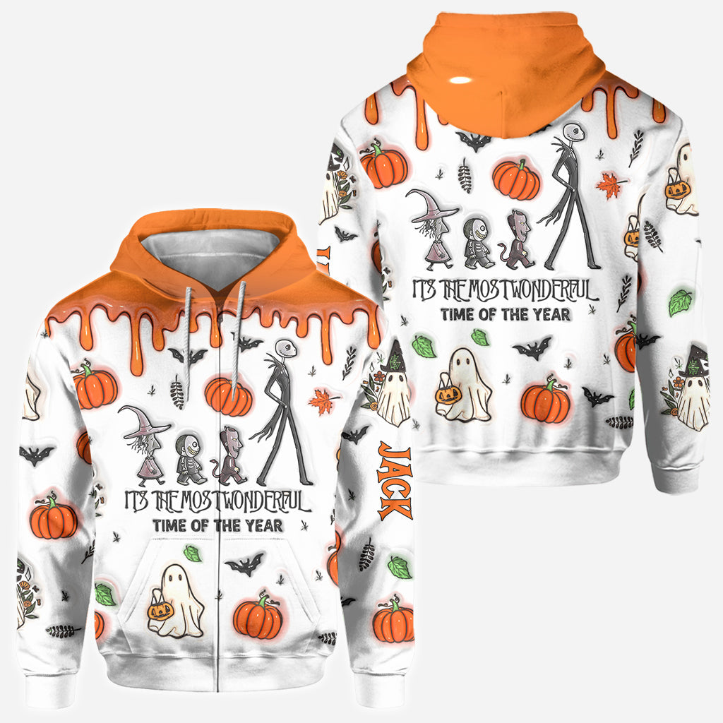 Personalized Nightmare Before Christmas All Over Shirt for Halloween All Over Shirt GradoCreations