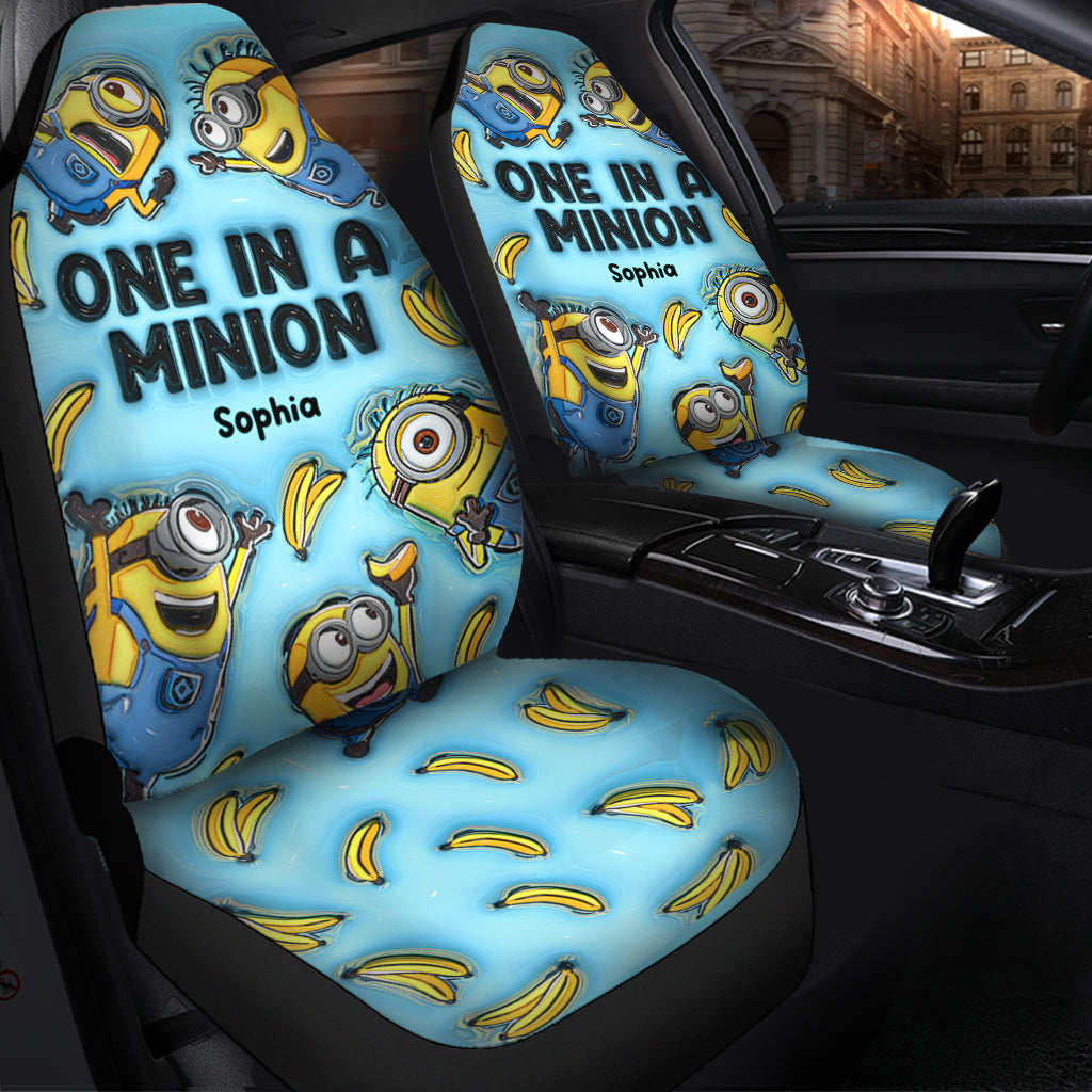 Personalized Minion Seat Covers Custom Name Gift for Kids Seat Covers GradoCreations