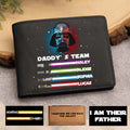 Personalized Leather Wallet Custom Name Star Wars Gift for Dad Leather Wallet GradoCreations