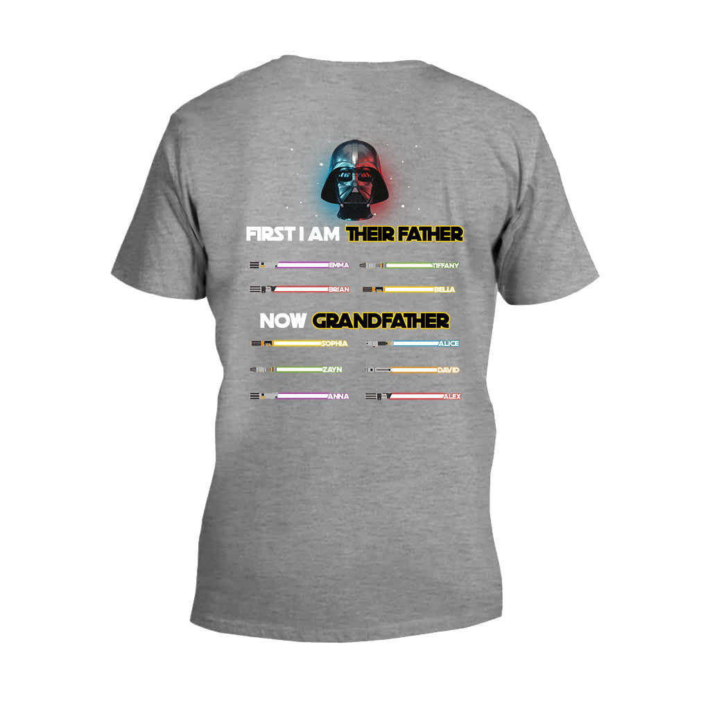 Personalized Darth Vader T-shirt and Hoodie for Grandfather's Day T-shirt And Hoodie GradoCreations