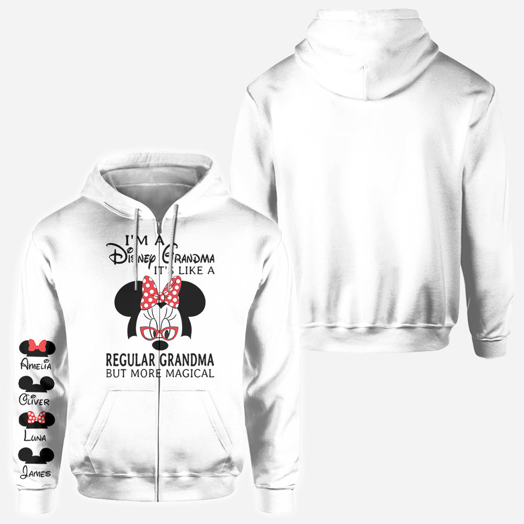 Personalized Disney Grandma All Over Shirt with Custom Names All Over Shirt GradoCreations