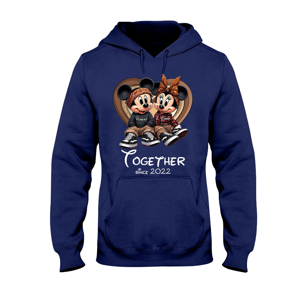 Personalized Chicano Couple T-shirt & Hoodie Gift Together Since 2022 T-shirt & Hoodie GradoCreations