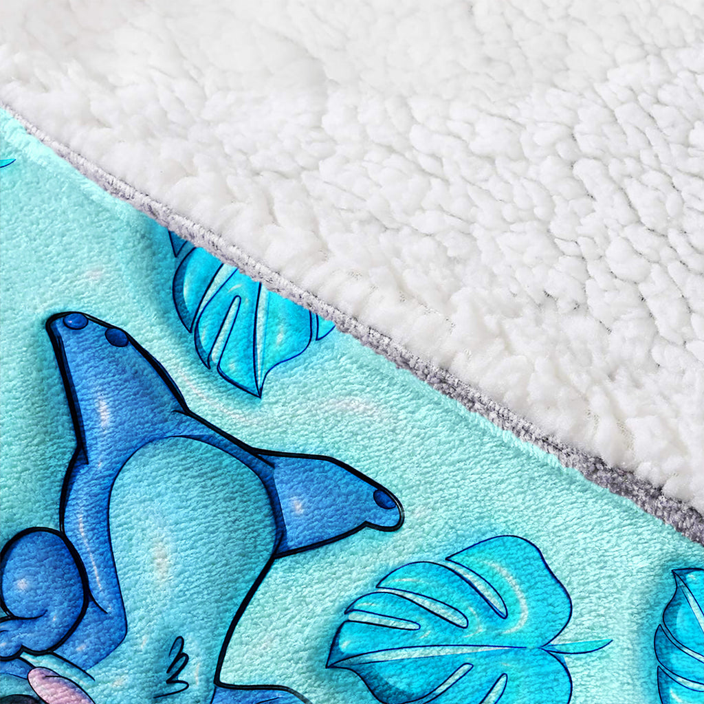 Personalized Ohana Blanket Hoodie Custom Name Gift for Family Blanket Hoodie GradoCreations