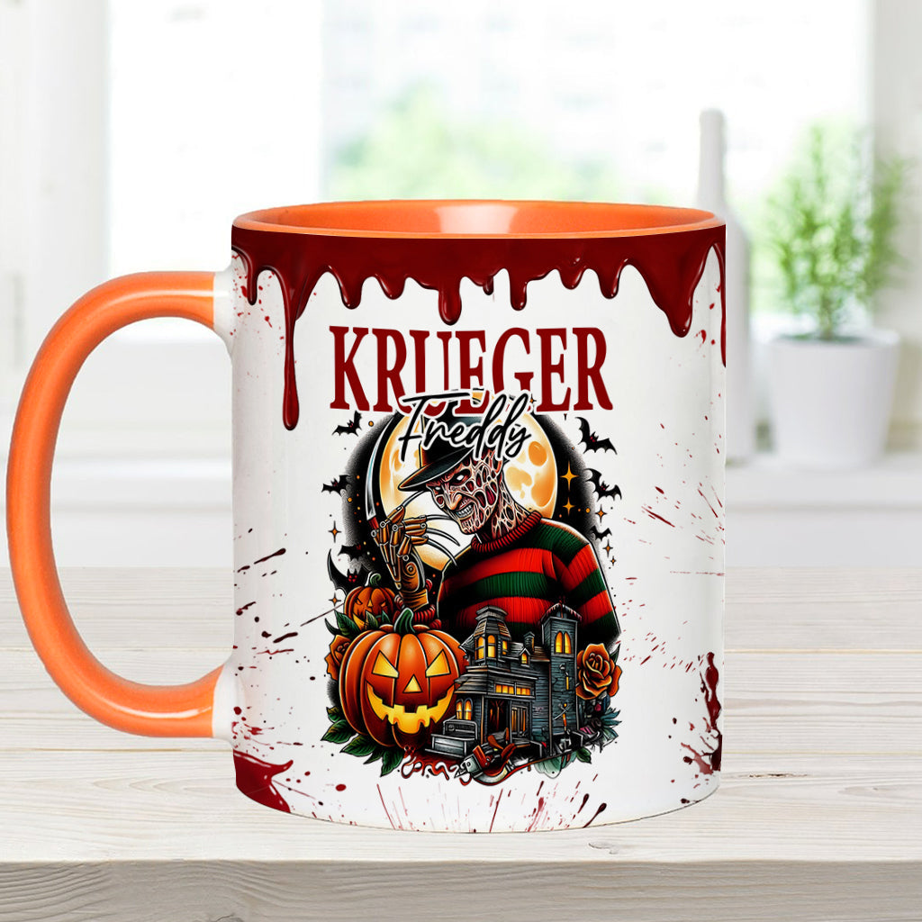 Personalized Horror Accent Mug Custom Name Gift for Fans Accent Mug GradoCreations