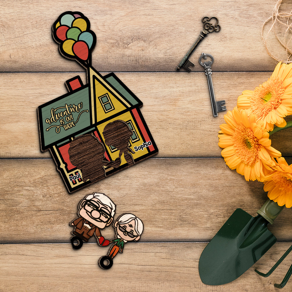Personalized Adventure Key Holder Gift for Couples or Families Key Holder GradoCreations