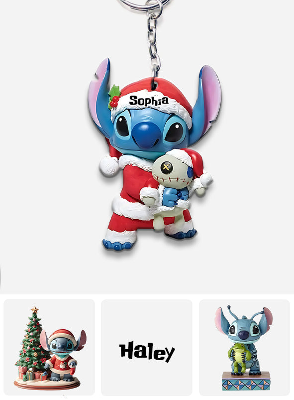 Personalized Ohana Keychain Custom Name Christmas Gift Keychain GradoCreations