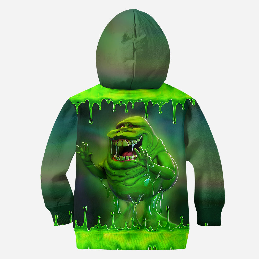 Personalized Green Ghost Hoodie and Leggings Set for Kids and Adults Hoodie & Leggings GradoCreations