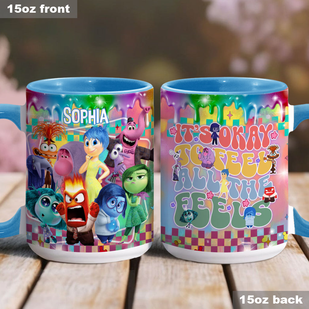 Personalized Accent Mug with Colorful Design for Any Occasion Accent Mug GradoCreations