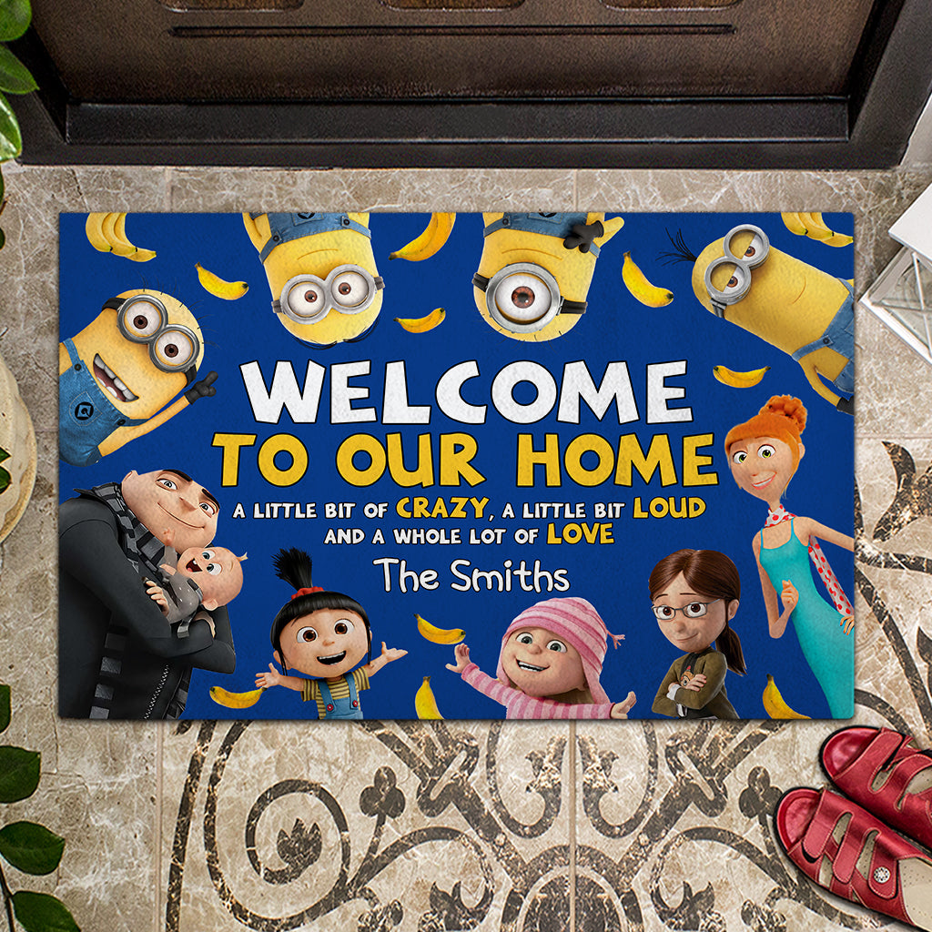 Personalized Welcome Doormat for Home Custom Name Gift Doormat GradoCreations