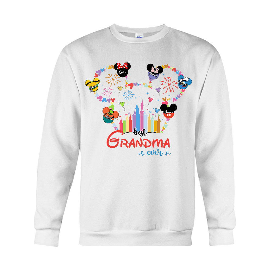 Personalized Best Grandma Ever T-Shirt & Hoodie Gift for Mom T-shirt & Hoodie GradoCreations