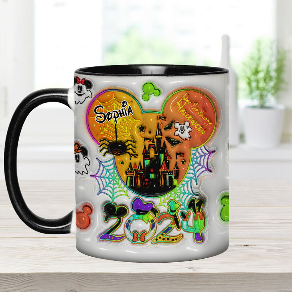 Personalized Halloween Mouse Accent Mug with Custom Name for Kids Accent Mug GradoCreations