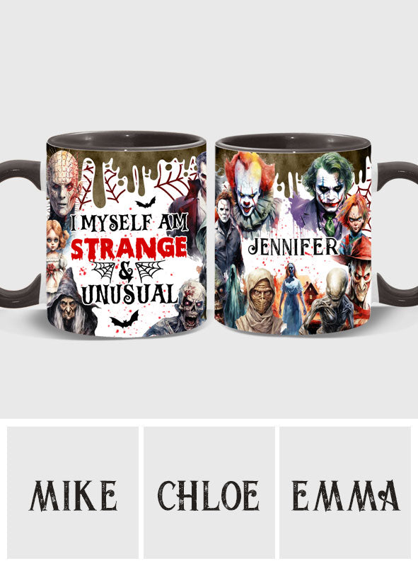 Personalized Horror-Themed Accent Mug Custom Name Gift Accent Mug GradoCreations