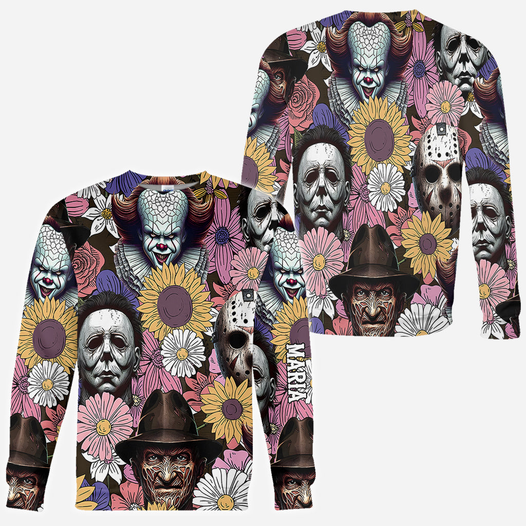 Personalized Horror Themed All Over Shirt Custom Design Gift All Over Shirt GradoCreations