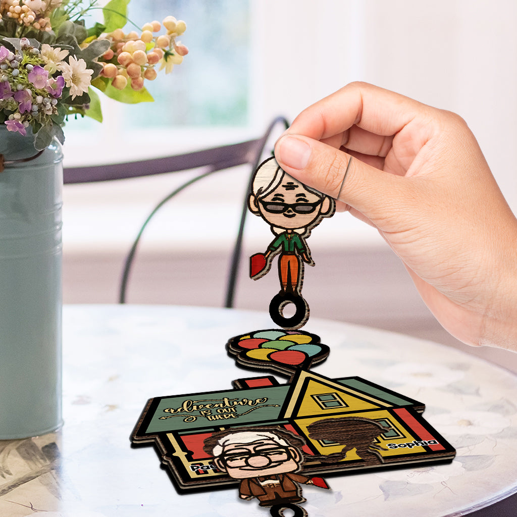 Personalized Adventure Key Holder Gift for Couples or Families Key Holder GradoCreations