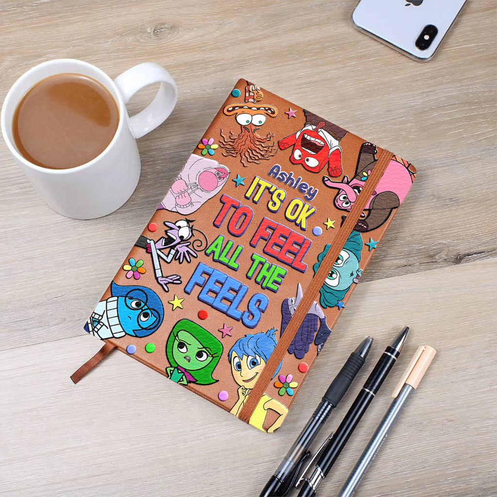 Personalized Leather Journal Custom Name Gift for Graduation Leather Journal GradoCreations
