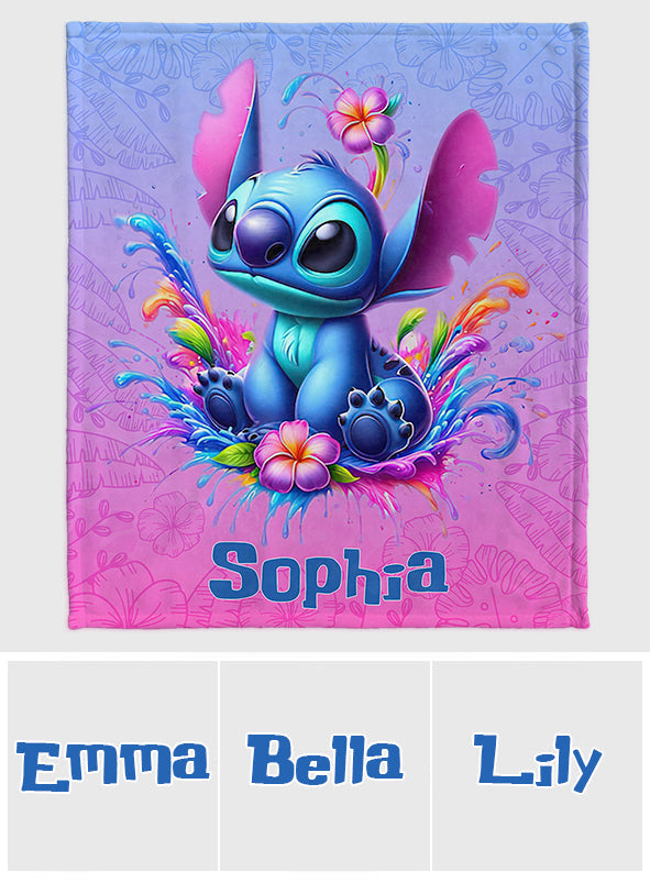 Personalized Ohana Blanket Custom Name Gift for Kids Blanket GradoCreations