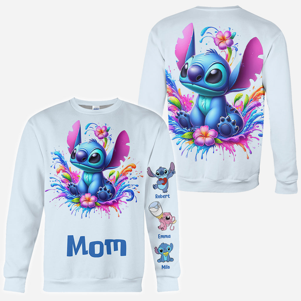 Personalized Ohana All Over Shirt Gift for Mom - Unique Birthday & Mother's Day Apparel All Over Shirt GradoCreations