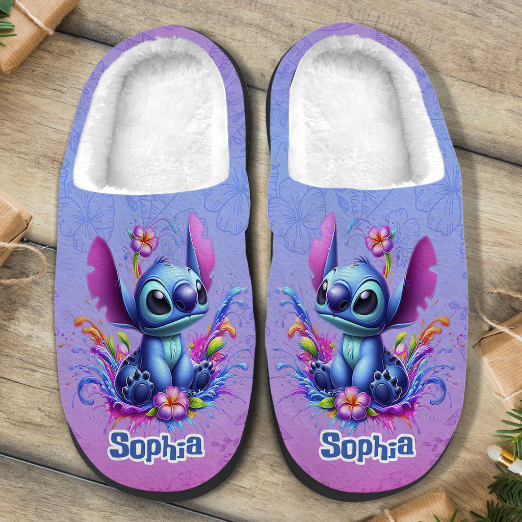 Personalized Cozy Slippers with Custom Name for Kids Slippers GradoCreations