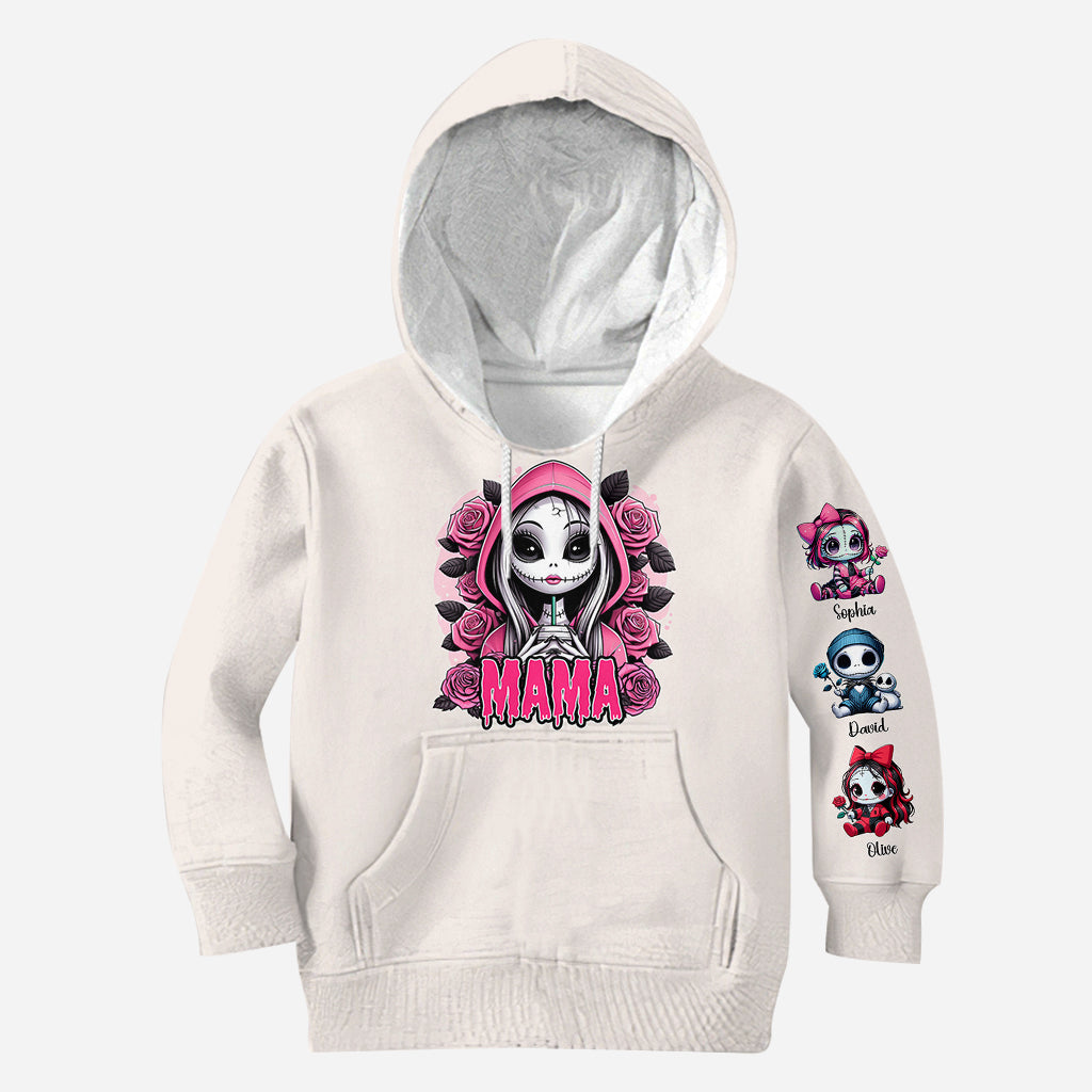 Personalized Mama of Nightmares All Over Shirt for Mom | Halloween Gift All Over Shirt GradoCreations