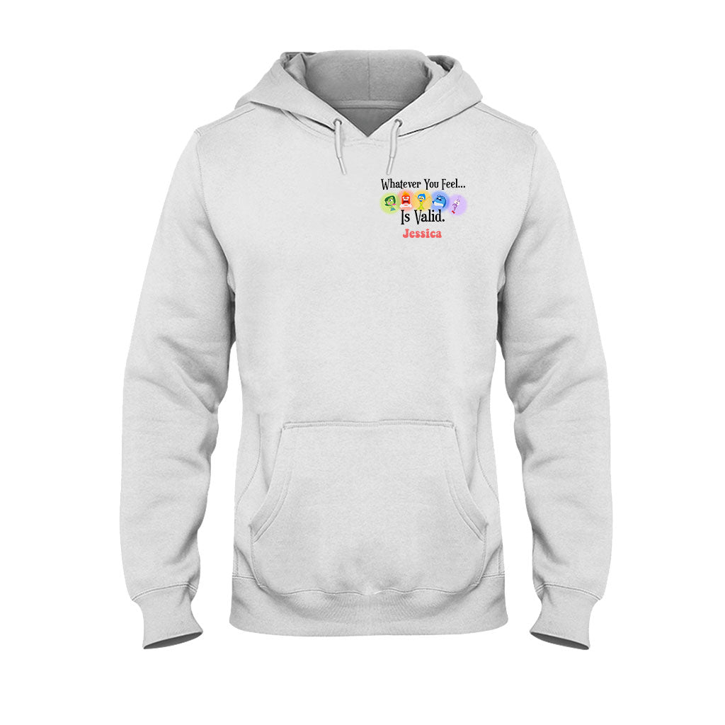 Personalized Inside Out T-shirt Custom Message Gift Idea T-shirt And Hoodie GradoCreations