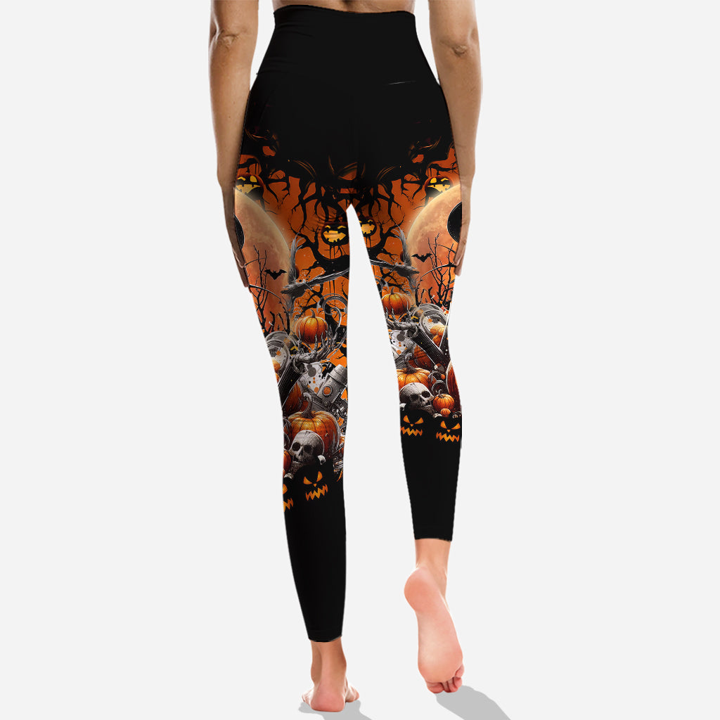 Halloween Personalized Hoodie and Leggings Set for Adults Hoodie & Leggings GradoCreations