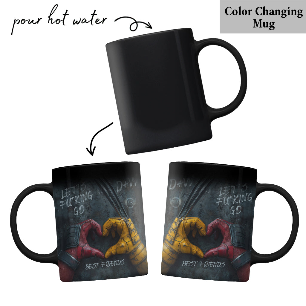 Personalized Let's Fu*cking Go Mug Custom Gift for Best Friends Mug GradoCreations