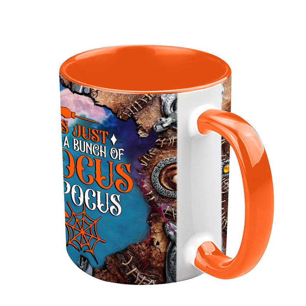 Personalized Hocus Pocus Accent Mug Custom Name Gift for Halloween Accent Mug GradoCreations