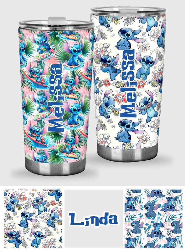 Personalized Ohana Tumbler Custom Name Summer Vibes Gift Tumbler GradoCreations