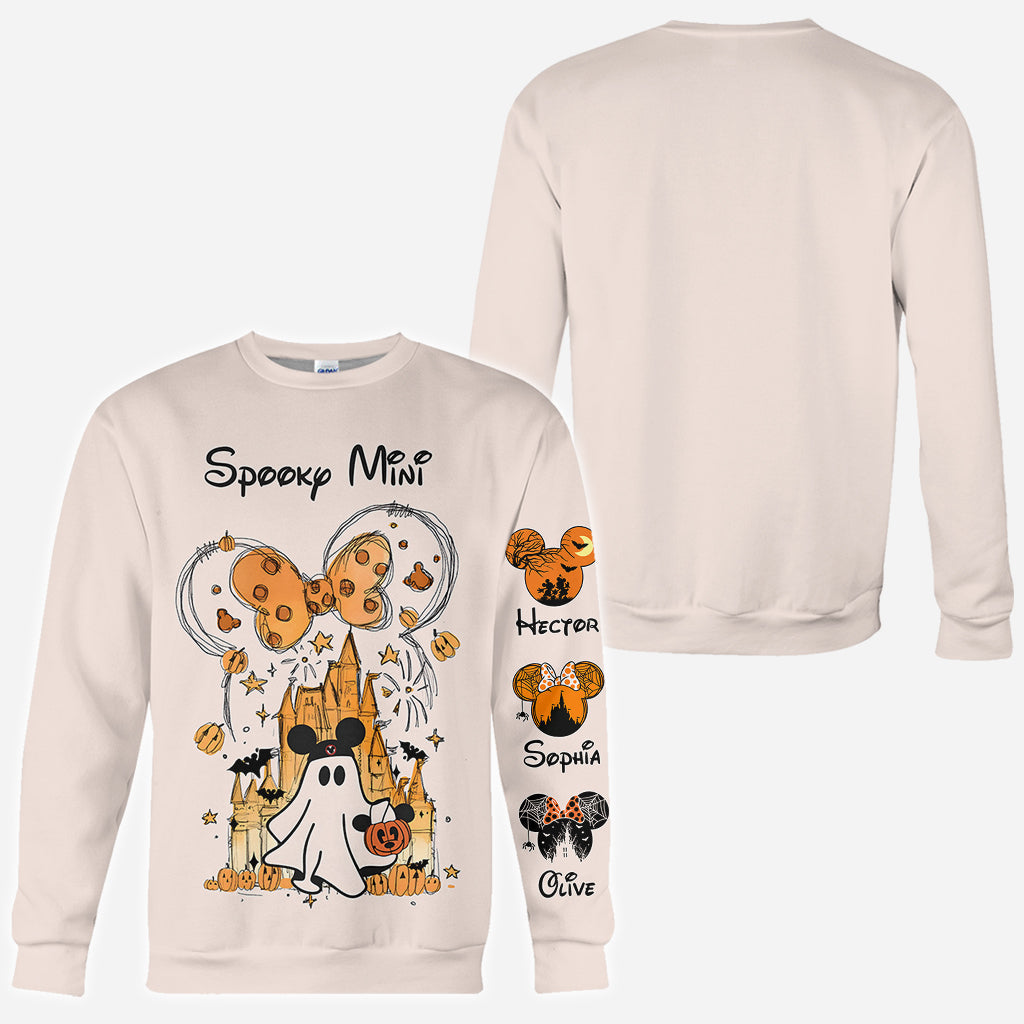 Personalized Halloween All Over Shirt Custom Name Gift for Mom All Over Shirt GradoCreations