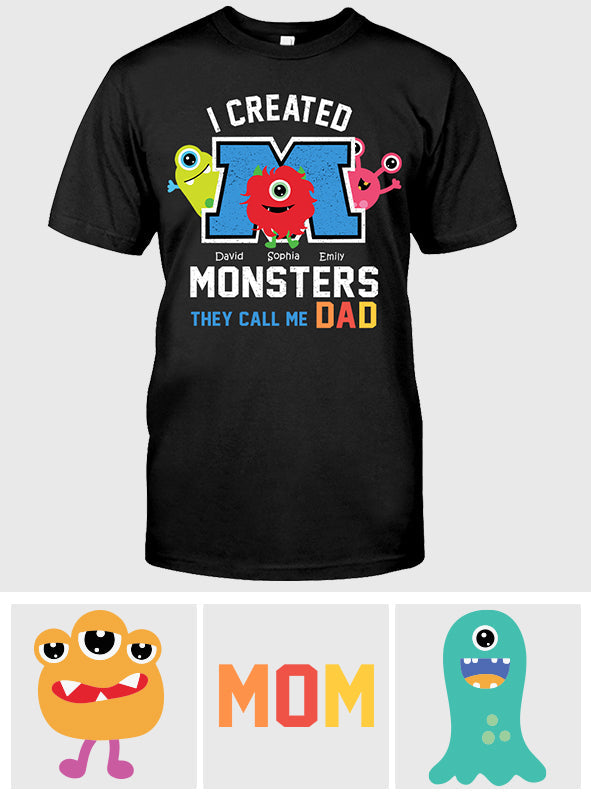 Personalized Father's Day T-shirt with Custom Names | Unique Dad Gift T-shirt & Hoodie GradoCreations